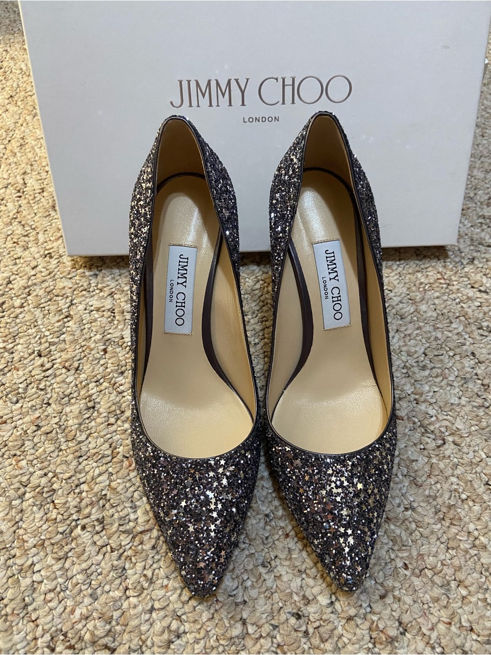 Jimmy Choo Romy Heels 85mm Size 38.5 Like New for Wedding (with Box)